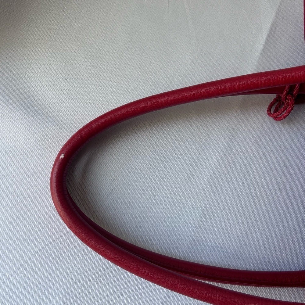 Cole Haan red leather tote bag - Picture 4 of 10
